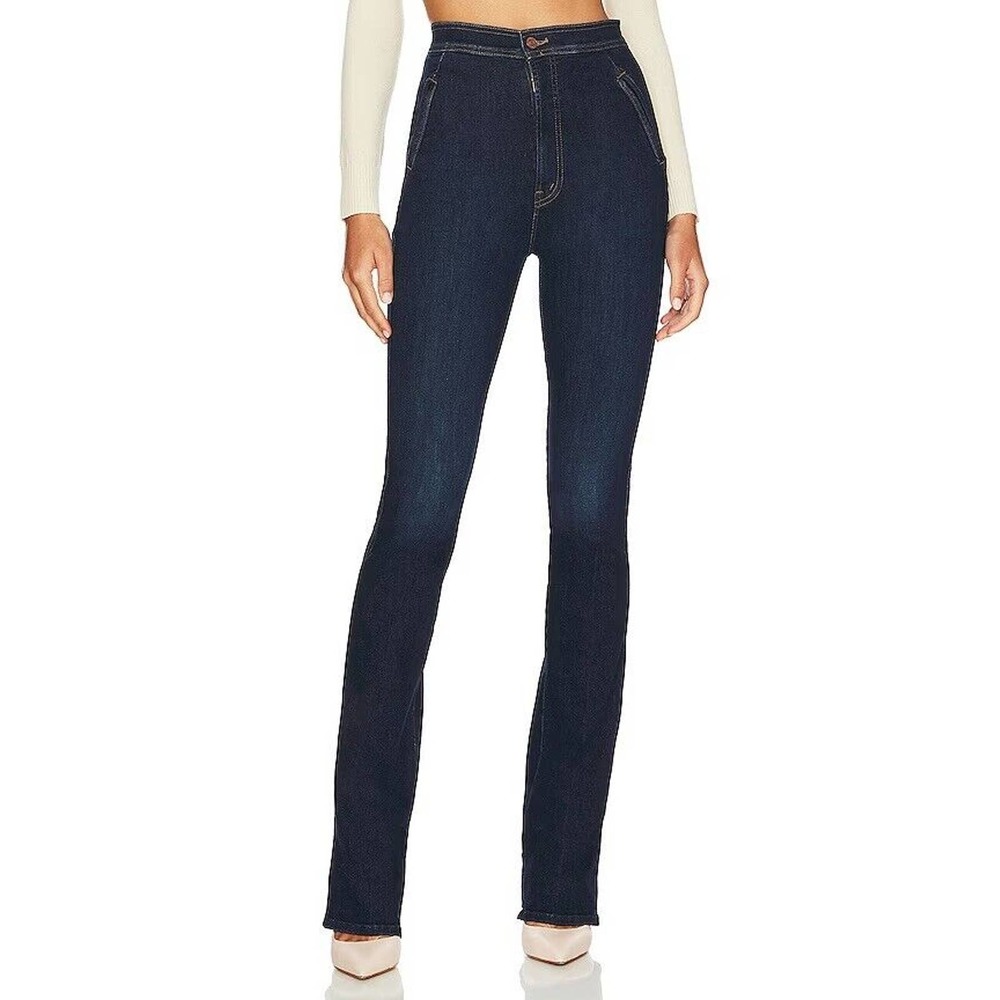 Mother High Waisted Smokin' Double Welt Heel in Off Limits Size 32